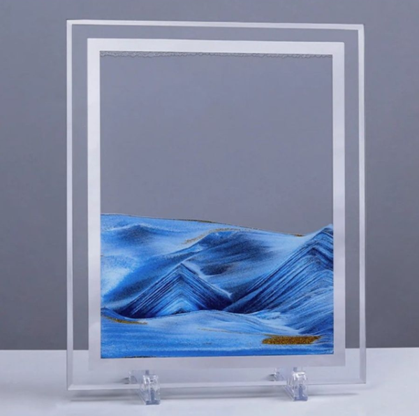Песочная картина / картина - антистресс, 3D MOVING SANDSCAPES / Прямоугольная рама